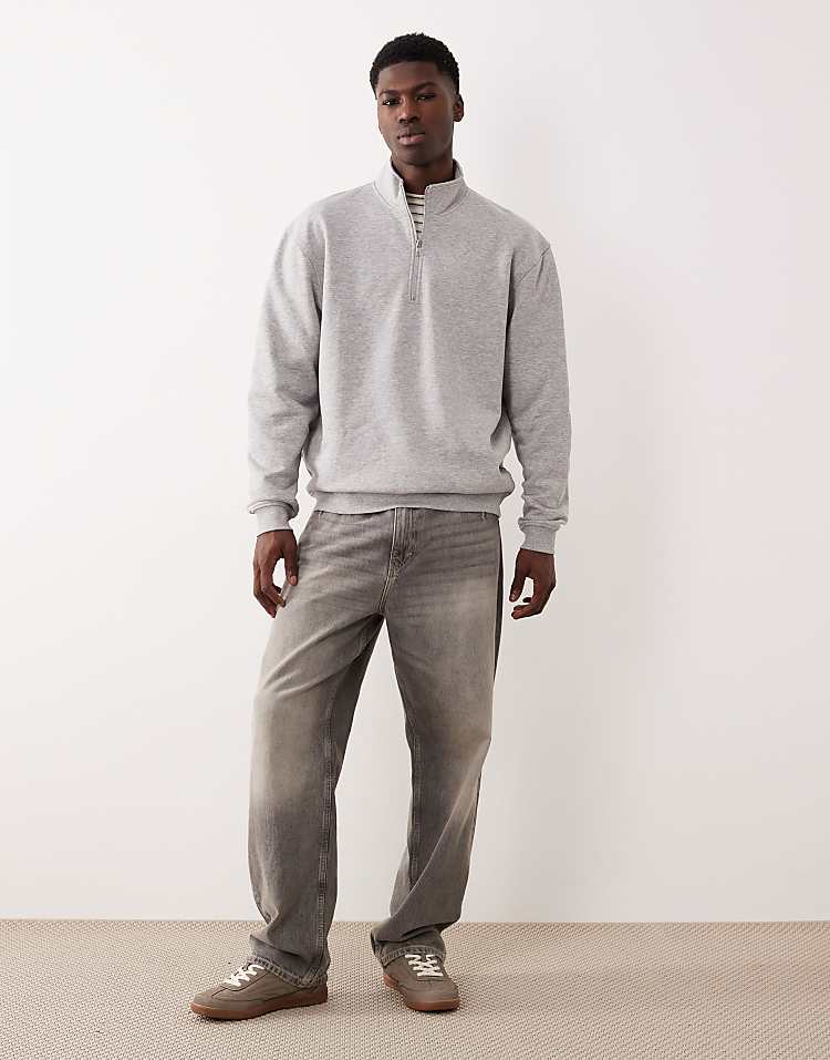 https://images.asos-media.com/products/asos-design-essentials-sweatshirt-with-quarter-zip-in-grey-marl/204933690-2?$n_750w$&wid=750&fit=constrain