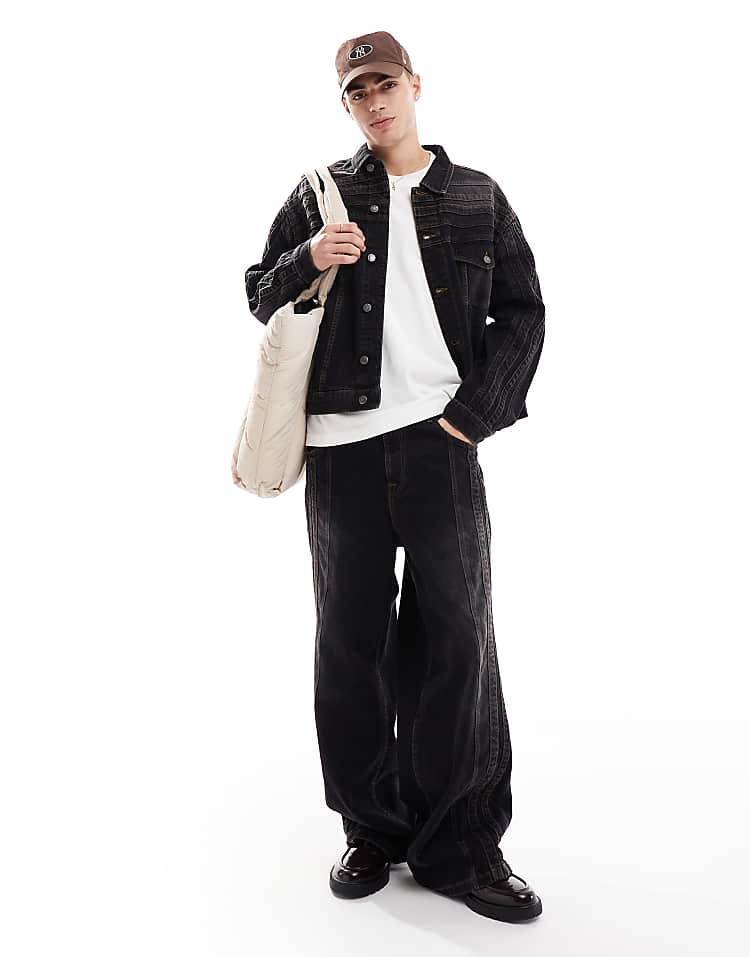 https://images.asos-media.com/products/asos-design-co-ord-denim-jacket-with-seam-details-in-washed-black/206925152-4?$n_750w$&wid=750&fit=constrain