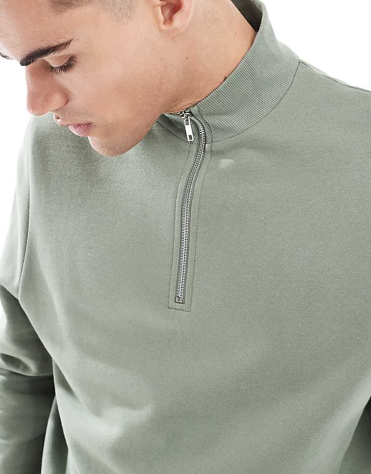 https://images.asos-media.com/products/asos-design-essentials-sweatshirt-with-quarter-zip-in-mid-green/208010384-2?$n_750w$&wid=750&fit=constrain