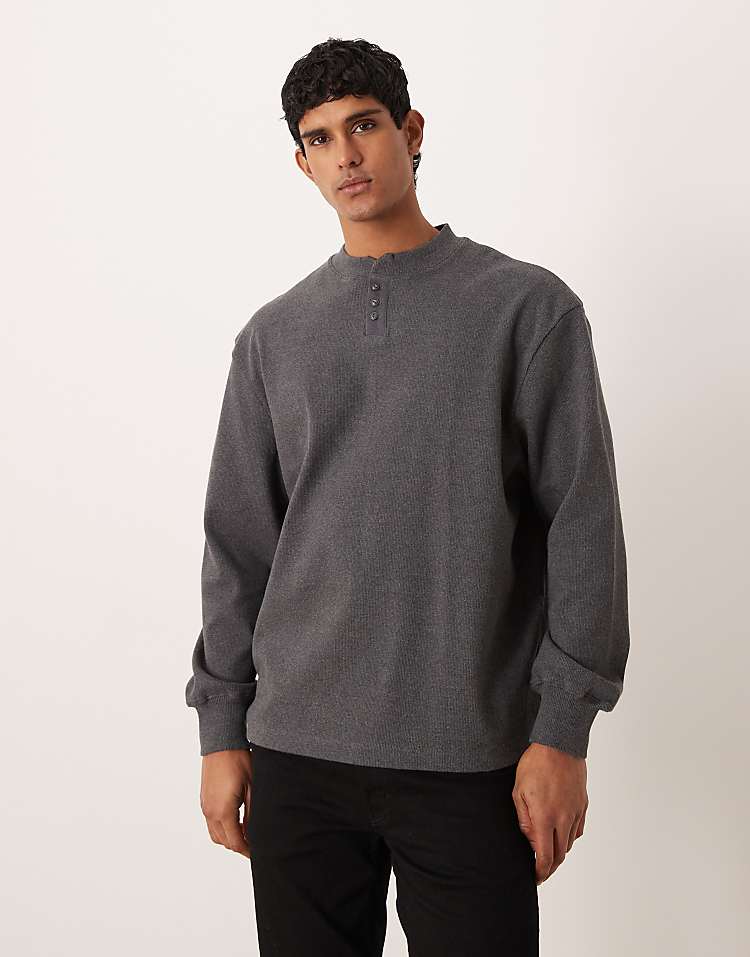 https://images.asos-media.com/products/asos-design-oversized-heavyweight-ribbed-sweatshirt-with-grandad-collar-in-charcoal-marl/209132584-1-charcoalmarl?$n_750w$&wid=750&fit=constrain