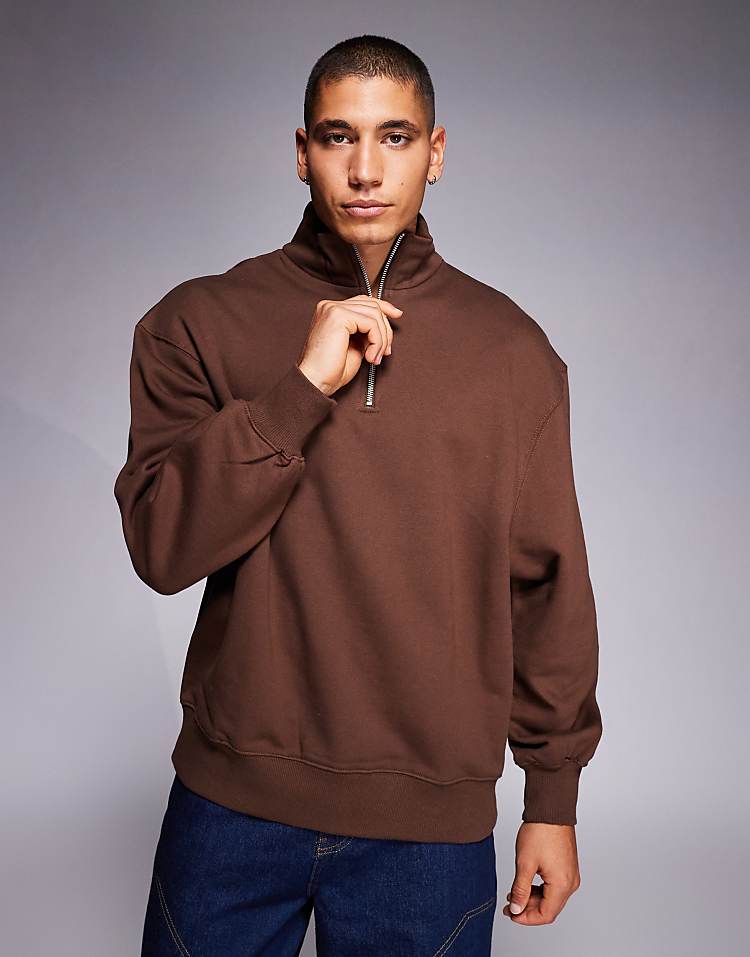 https://images.asos-media.com/products/asos-design-premium-heavyweight-oversized-quarter-zip-sweatshirt-in-400-gsm-brown/209284927-1-carafe?$n_750w$&wid=750&fit=constrain