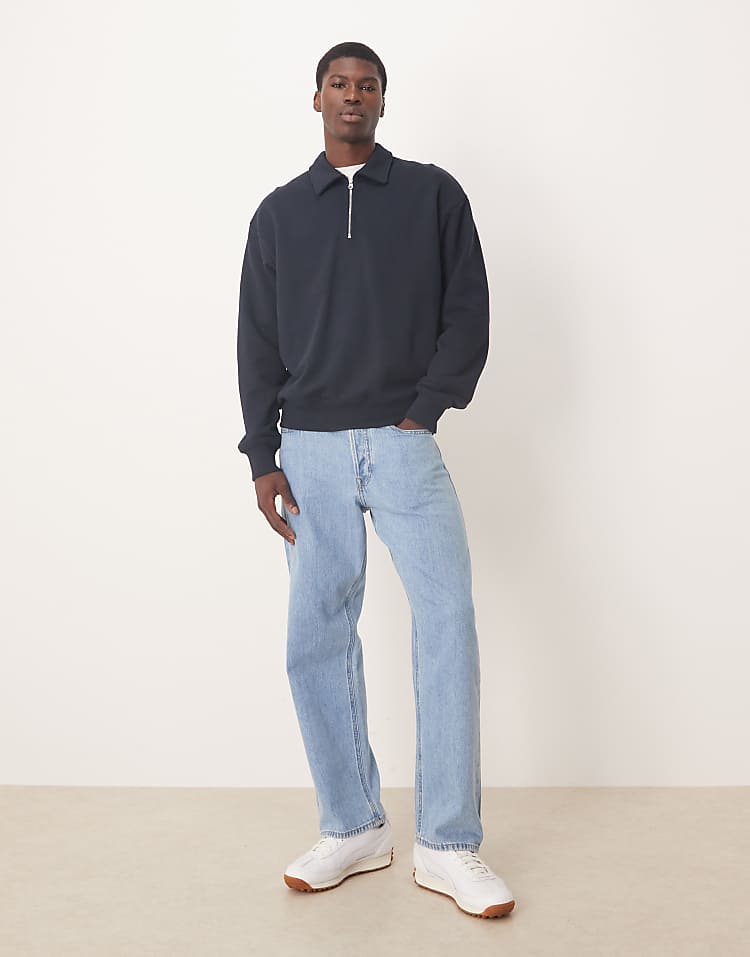 https://images.asos-media.com/products/arket-half-zip-lightweight-sweat-top-with-polo-collar-in-navy-blue/209309850-2?$n_750w$&wid=750&fit=constrain