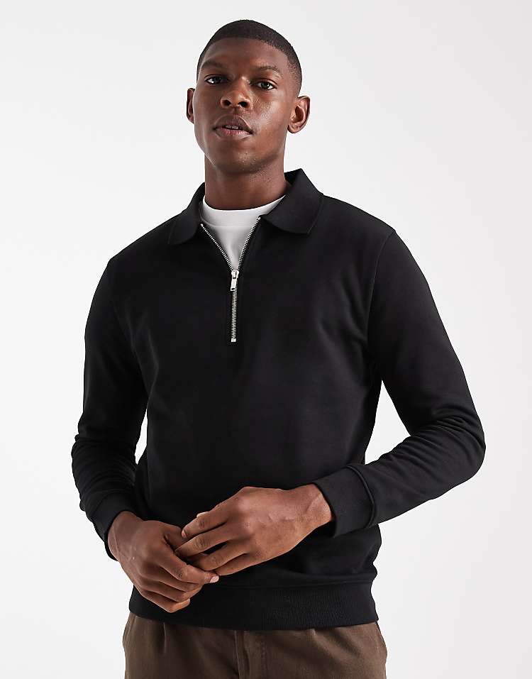 https://images.asos-media.com/products/new-look-1-4-zip-polo-sweatshirt-in-black/209526375-1-01black?$n_750w$&wid=750&fit=constrain