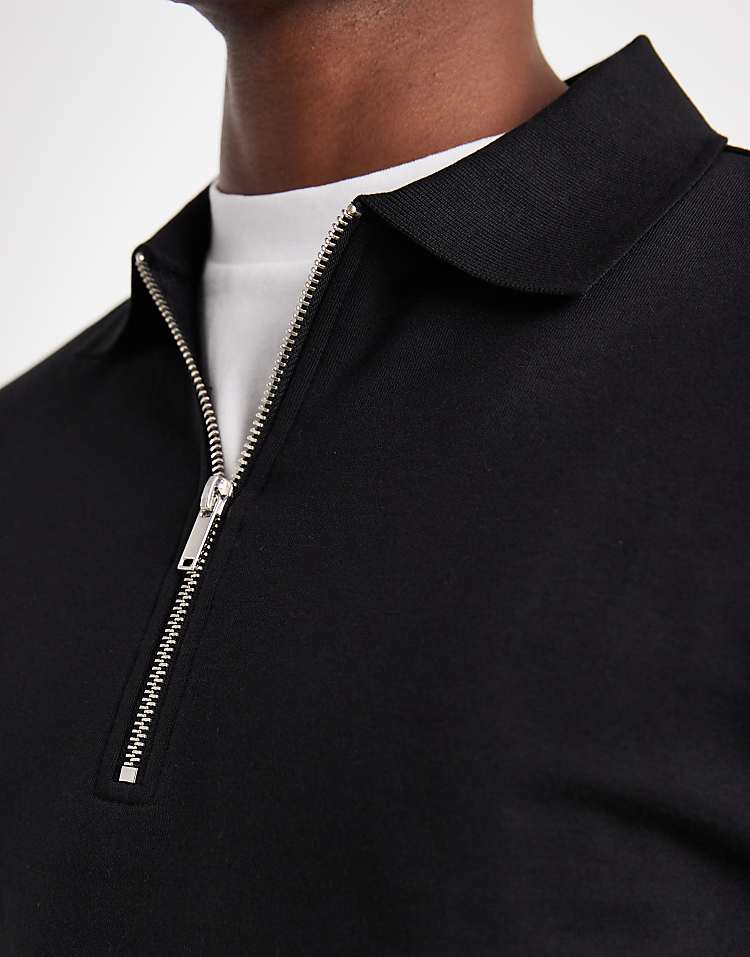 https://images.asos-media.com/products/new-look-1-4-zip-polo-sweatshirt-in-black/209526375-5?$n_750w$&wid=750&fit=constrain