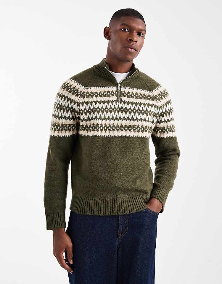 https://images.asos-media.com/products/new-look-fairisle-knit-1-4-zip-jumper-in-green/209526686-1-39greenpattern?$n_750w$&wid=750&fit=constrain
