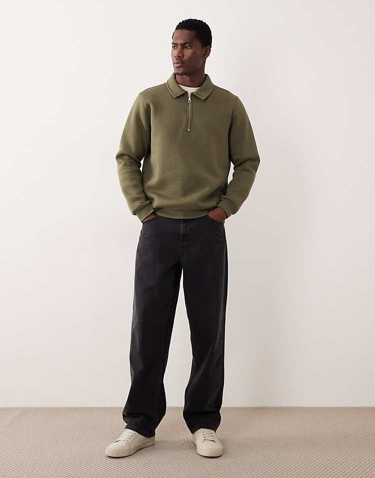 https://images.asos-media.com/products/asos-design-quarter-zip-sweatshirt-with-collar-in-green/209949809-2?$n_750w$&wid=750&fit=constrain